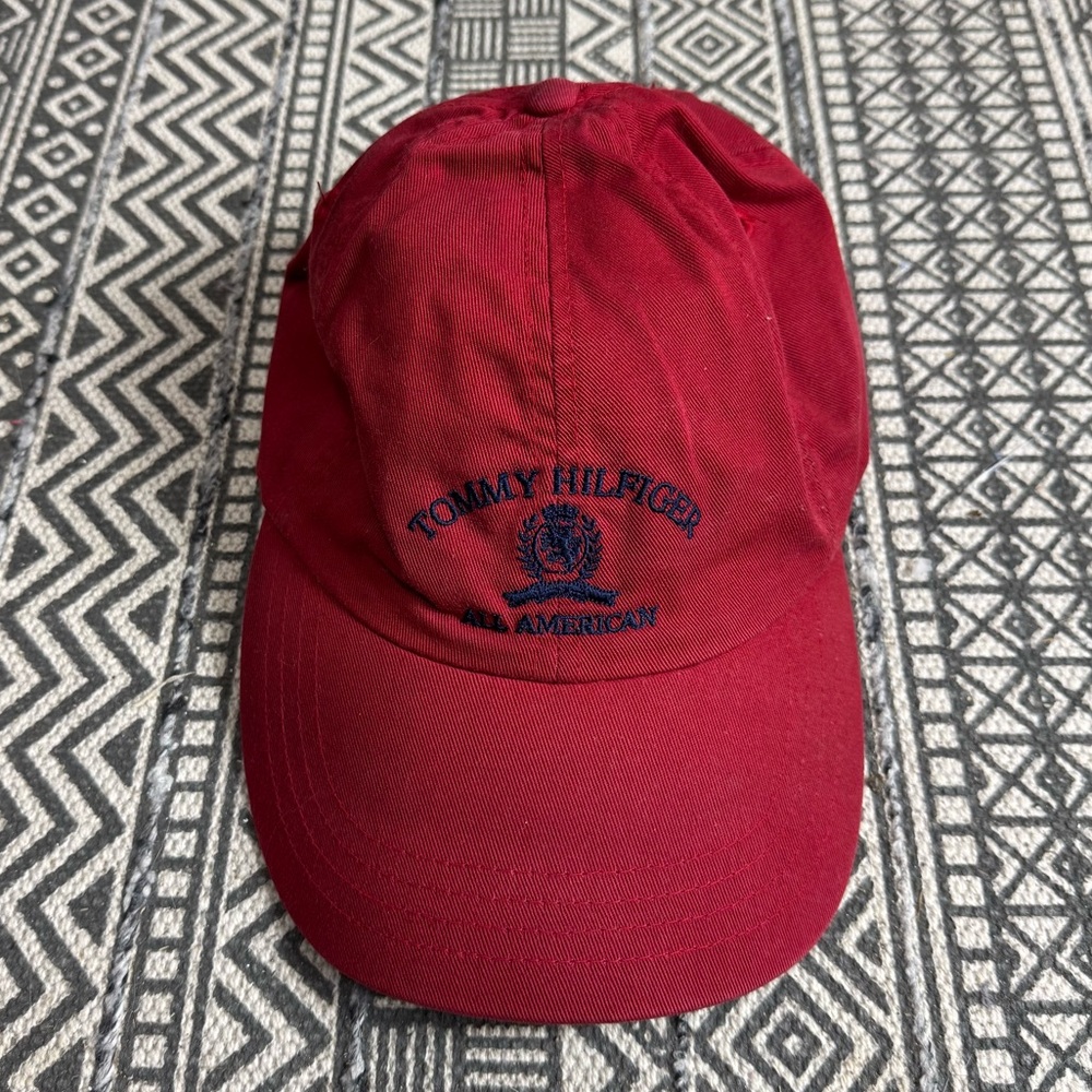 Tommy Hilfiger Vintage Y2K 2001 All American Red Cap